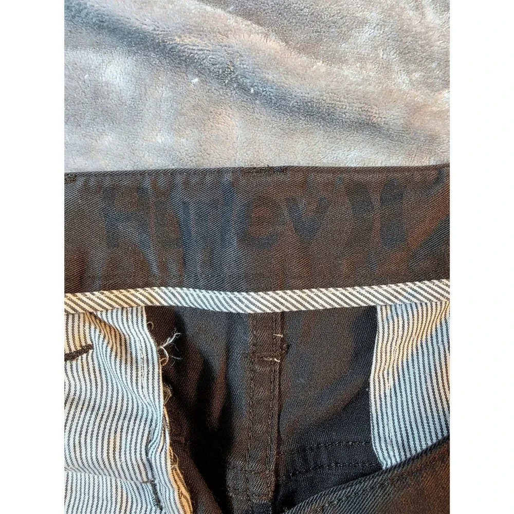 Hurley Nike Dri-FIT‎ Worker Chino Pants Mens 36x30 Straight Leg, Zip Pocket